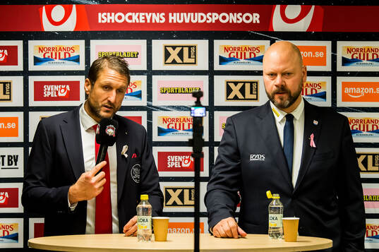 Malmö Redhawks tränare Tomas Kollar och Timrås
