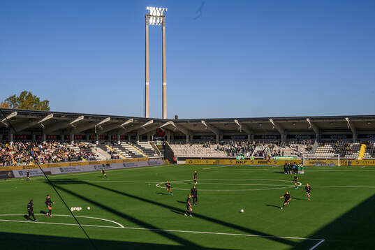 Interiör vy av Bravida Arena