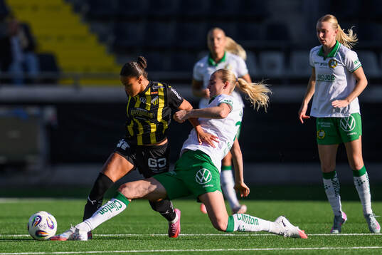Häckens Felicia Schröder och Hammarbys Emilie Bragstad
