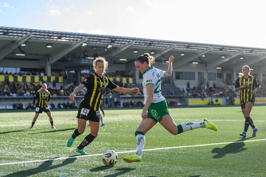 Häckens Aivi Luik och Hammarbys Vilde Hasund