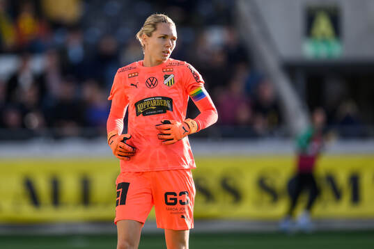 Häckens målvakt Jennifer Falk