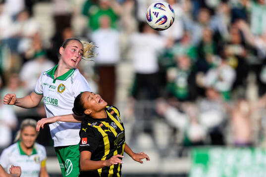 Hammarbys Emilie Bragstad och Häckens Felicia Schröder