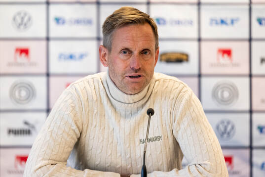 Hammarbys tränare Martin Sjögren