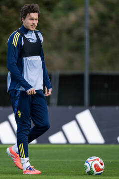 Victor Nilsson Lindelöf of the Swedish men's national