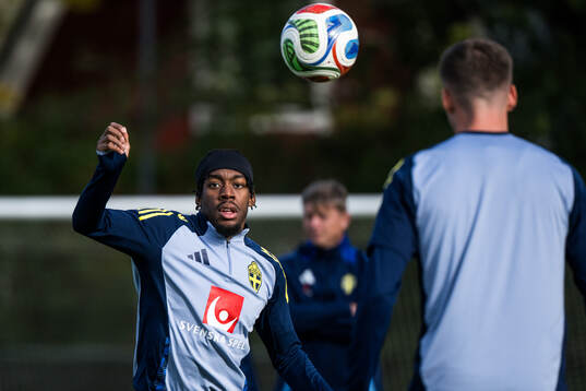 Anthony Elanga of the Swedish men's national football team