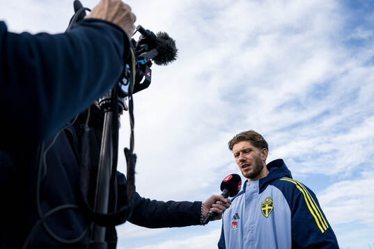 Anton Salétros of the Swedish men's national football team