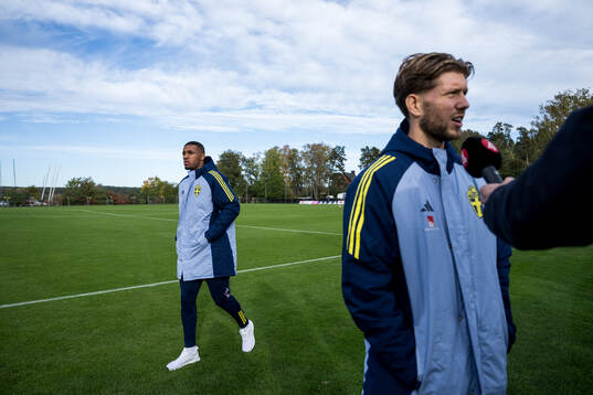 Isak Hien and Anton Salétros of the Swedish men's national