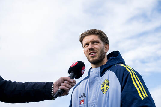Anton Salétros of the Swedish men's national football team