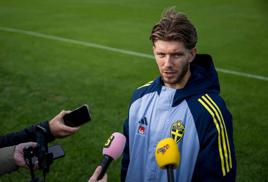 Anton Salétros of the Swedish men's national football team