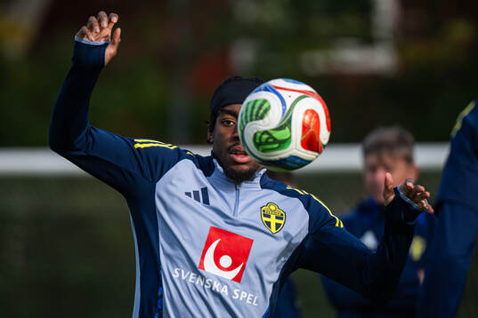 Anthony Elanga of the Swedish men's national football team