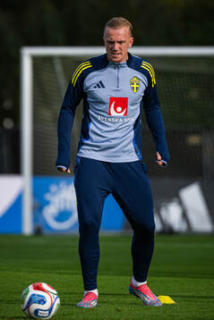 Isac Lidberg of the Swedish men's national football team at