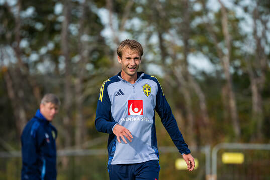 Benjamin Nygren of the Swedish men's national football team