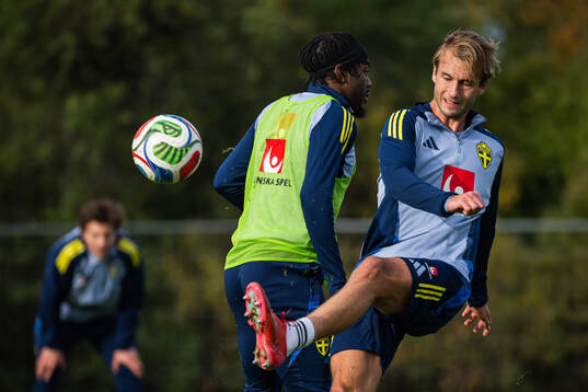Benjamin Nygren of the Swedish men's national football team