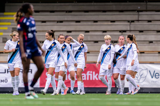Djurgårdens Olivia Ulenius jublar