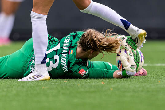 Rosengårds målvakt Samantha Leshnak Murphy