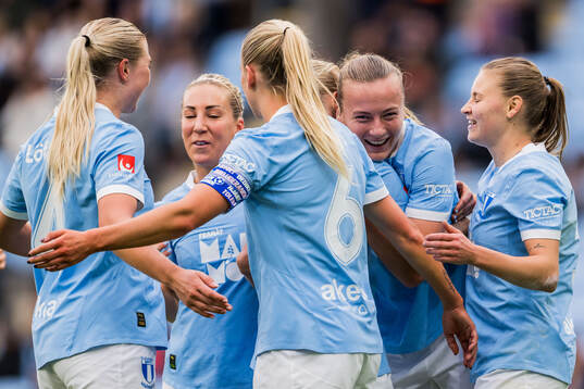Malmö FFs Katariina Kosola jublar