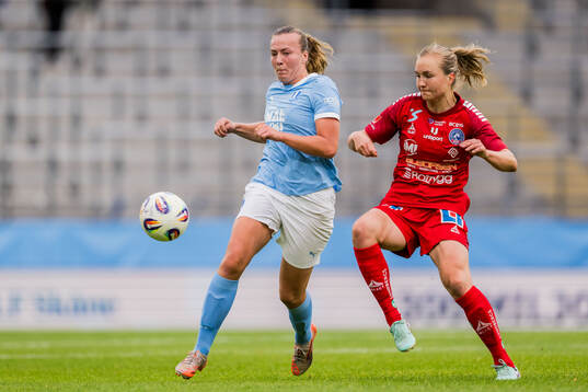 Malmö FFs Sara Kanutte Sørensen Fornes och Linköpings