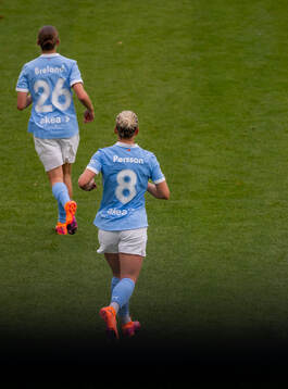 Malmö FFs Lovisa Breland och Mia Persson