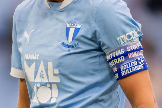 Malmö FFs Nellie Lilja med kaptensbindel