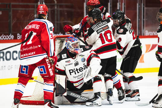 Piteås målvakt Hugo Josefsson