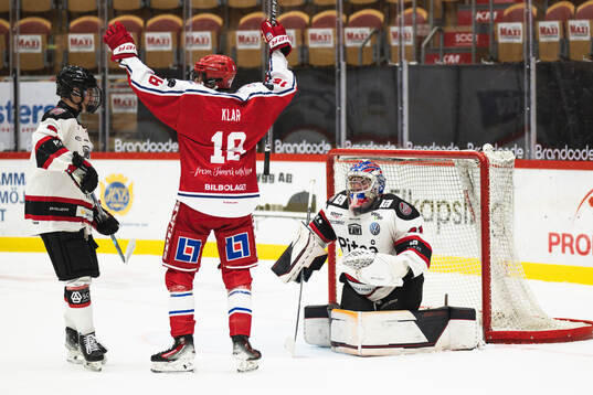 Timrås Albin Klar jublar