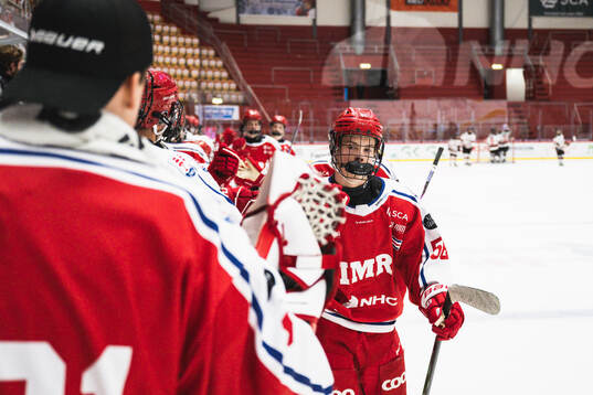 Timrås Alvin Svanlund jublar