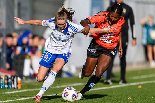 IFK Norrköpings Svea Rehnberg och Kristianstads Waniya