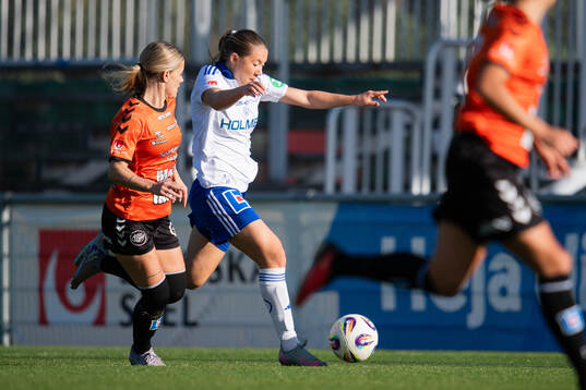 Kristianstads DFFs Tilda Persson och IFK Norrköping FKs