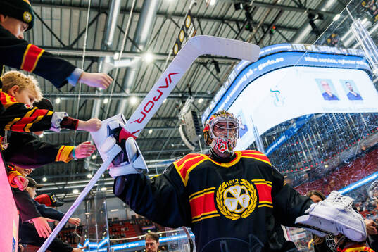 Brynäs målvakt Damian Clara