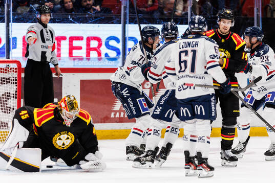 Linköpings Eskild Bakke Olsen jublar