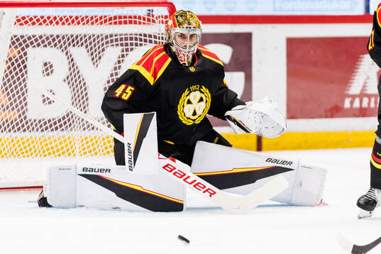 Brynäs målvakt Damian Clara