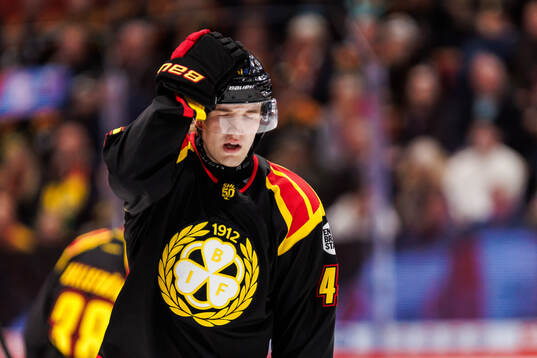 Brynäs Lucas Pettersson deppar