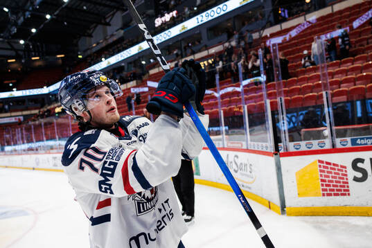 Linköpings Fredrik Karlström jublar