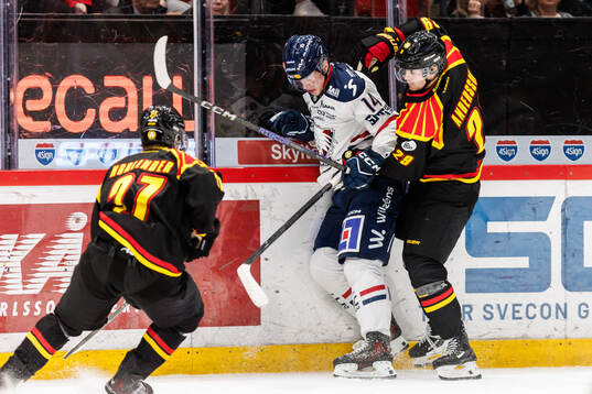 Linköpings Loke Krantz och Brynäs Axel Andersson