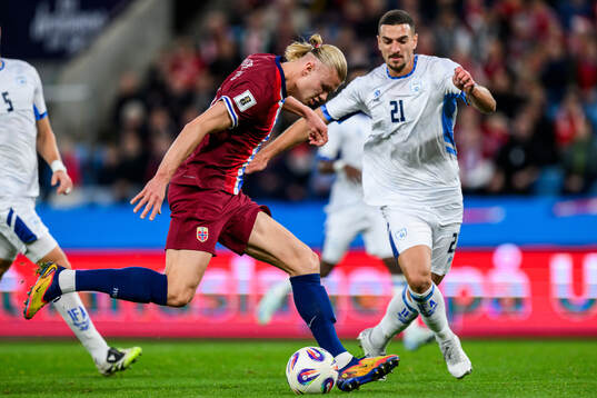Erling Braut Haaland of Norway scores 2-0
