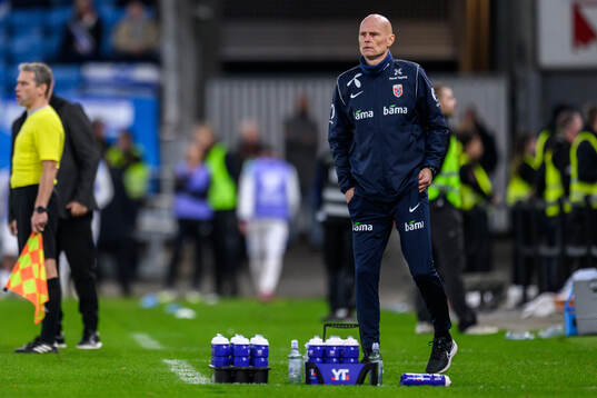 Head coach Ståle Solbakken of Norway