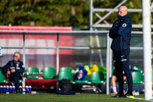 Head coach Ståle Solbakken of the Norwegian national
