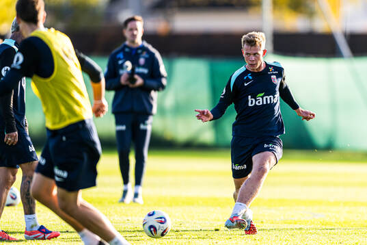 Aune Heggebø of the Norwegian national football team