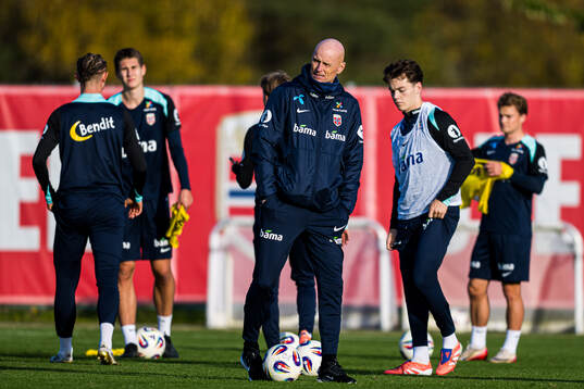 Head coach Ståle Solbakken of the Norwegian national