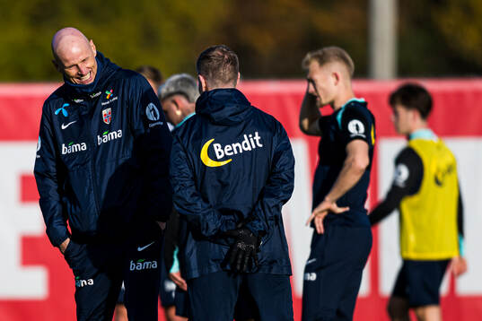 Head coach Ståle Solbakken of the Norwegian national