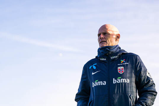 Head coach Ståle Solbakken of the Norwegian national