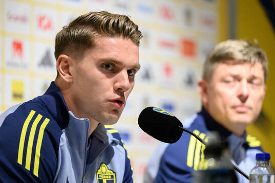 Viktor Gyökeres of the Swedish men's national football team