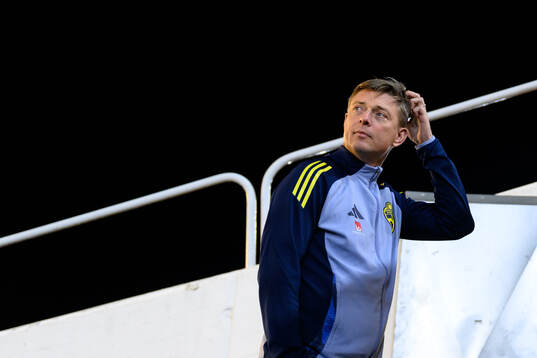 Head coach Jon Dahl Tomasson of the Swedish men's national
