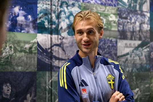 Benjamin Nygren of the Swedish men's national football team