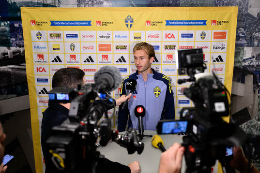 Benjamin Nygren of the Swedish men's national football team