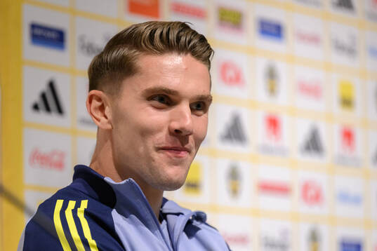 Viktor Gyökeres of the Swedish men's national football team