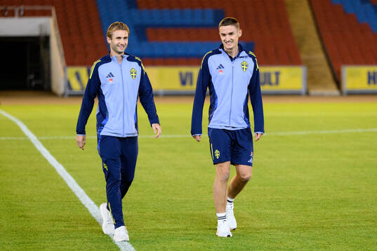 Benjamin Nygren and Gustaf Lagerbielke of the Swedish men's