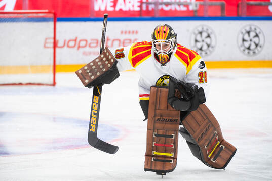 Brynäs målvakt Klara Peslarova