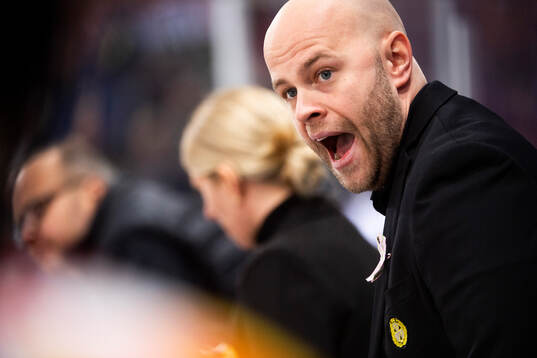 Brynäs huvudtränare Filip Eriksson