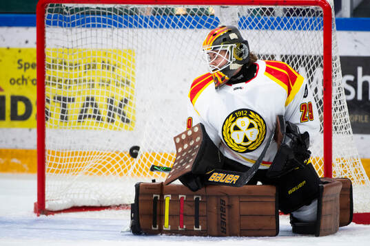 Brynäs målvakt Klara Peslarova